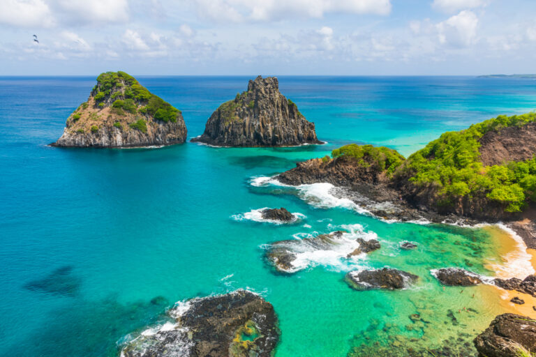 Imagem que mostra o Arquipélago de Fernando de Noronha